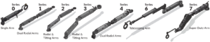 Series 0-7 comparison of arms